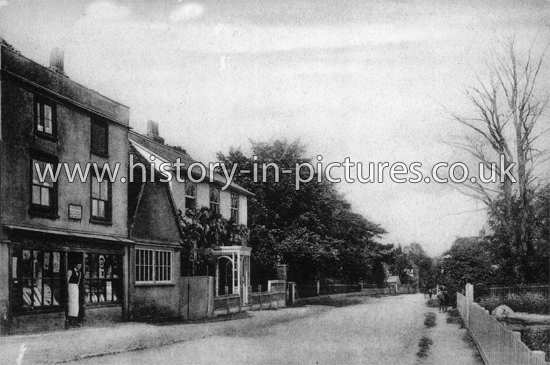 The Village and Post Office, Rayne, Essex. c.1910